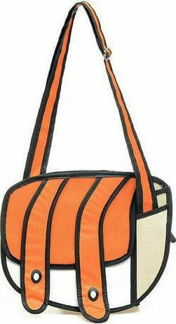 Παιδική Τσάντα Ώμου Cartoon 3D Πορτοκαλί