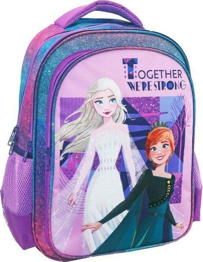Σχολική Τσάντα Δημοτικού Diakakis Πλάτης Disney Frozen 2 Together We' re Strong Μοβ