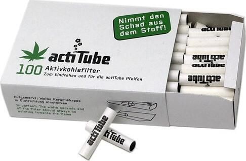 Φίλτρα Πίπας ActiTube 8mm 100τμχ