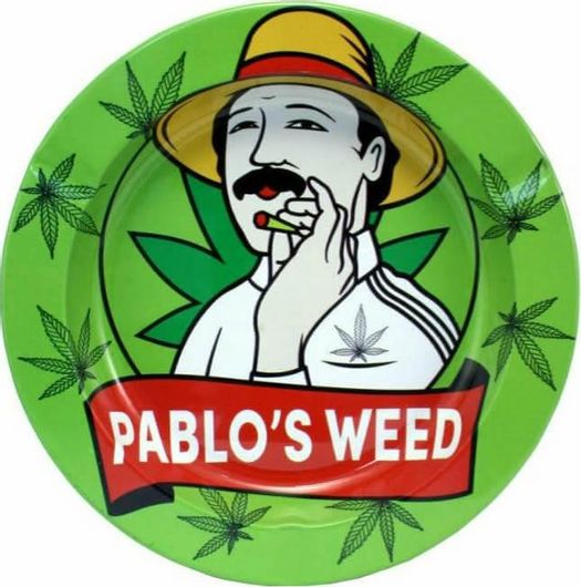 Τασάκι Μεταλλικό Σχέδιο Pablo's Weed
