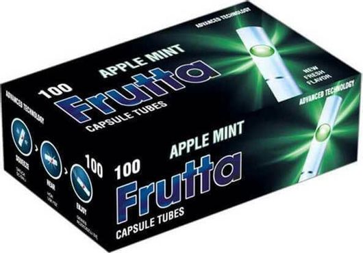 Άδεια Τσιγάρα Frutta Click Tubes Μήλο-Μέντα 100τμχ