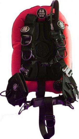 OMS Comfort Harness III Signature Aluminum 32 lbs Κόκκινο/Μαύρο