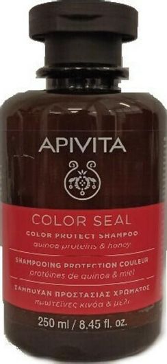 Σαμπουάν Apivita Color Seal Quinoa Proteins & Honey Ενυδάτωσης & Διατήρησης Χρώματος για Βαμμένα Μαλλιά 250ml