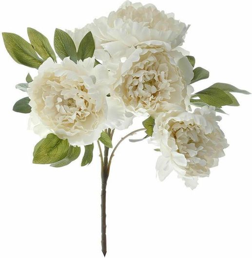 Τεχνητό Φυτό Iliadis Παιώνια Λευκή 50cm