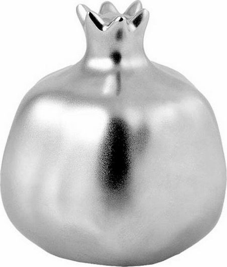 Επιτραπέζιο Γούρι JK Home Decoration με Ρόδι από Κεραμικό Υλικό 9x10cm