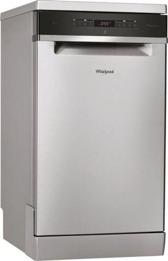 Πλυντήριο Πιάτων Whirlpool WSFO 3O34 PF X Ελεύθερο για 10 Σερβίτσια 45x85cm Inox