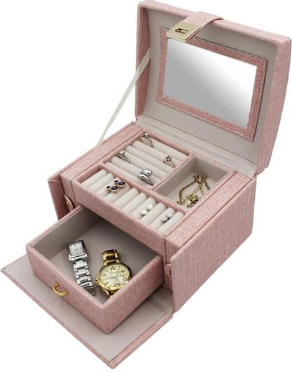 Μπιζουτιέρα CX1643-05 με Καθρέφτη & Συρτάρι 12x19.5x16cm