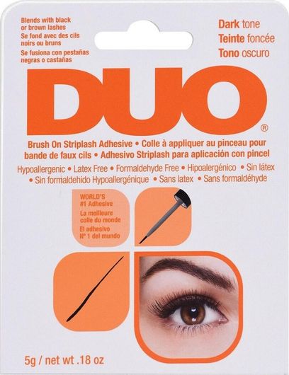 Κόλλα για Βλεφαρίδες Duo Lash Duo Brush On Striplash Adhesive Dark Tone 5g