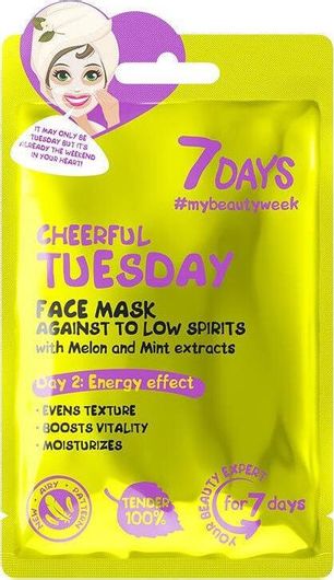 Μάσκα Προσώπου 7 Days Cheerful Tuesday Sheet Mask 28gr