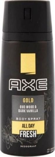 Axe Gold Oud Wood & Dark Vanilla Αποσμητικό 24h σε Spray 150ml
