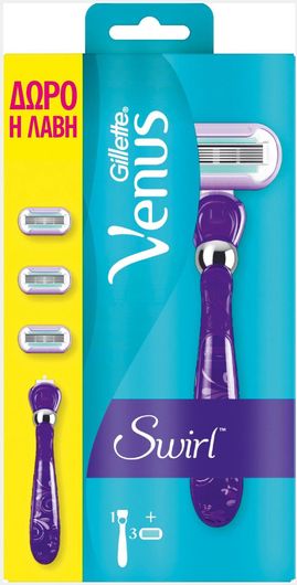 Ανταλλακτικά Ξυραφάκια Gillette Venus Swirl 3τμχ