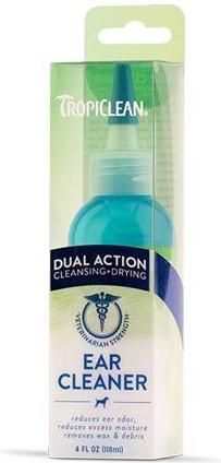 Τζελ Καθαρισμού Αυτιών Tropiclean Διπλής Δράσης Ear Cleaning Dual Action 118ml