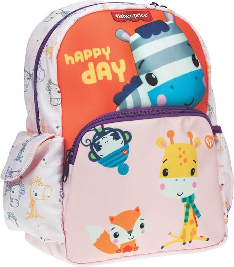Σχολική Τσάντα Νηπίου Fisher Price Πλάτης Μini Zebra