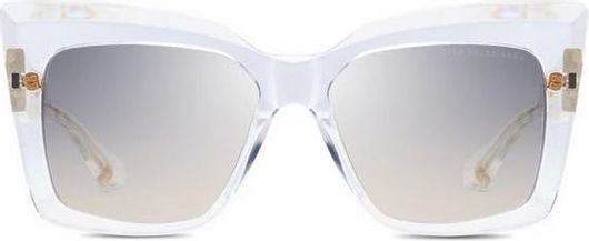 Γυναικεία Γυαλιά Ηλίου Dita Telemaker 03 57 με Λευκό Κοκάλλινο Σκελετό & Ασημί Φακό