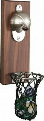 Ανοιχτήρι Μπουκαλιών Μπασκέτα Ξύλινο με Μαγνητική Πλάτη για Ψυγείο 170920