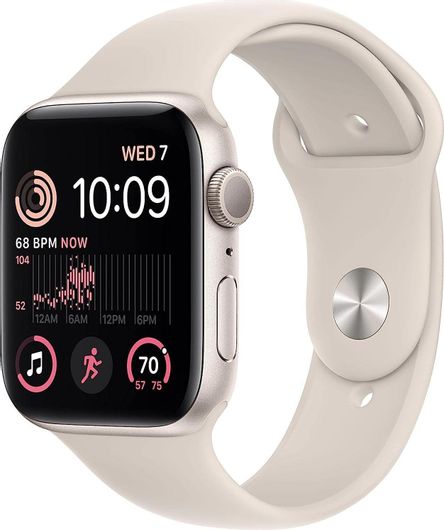 Apple Watch SE 2nd Gen GPS 40mm Starlight Aluminium Case & Starlight Sport Band