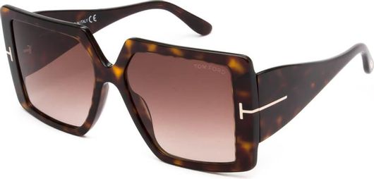 Γυαλιά Ηλίου Γυναικεία Tom Ford 0790 52F 57 Ταρταρουγα Καφέ