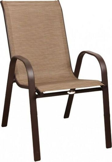 Καρέκλα 01.02.0792 Εξωτερικού Χώρου Μεταλλική Καφέ