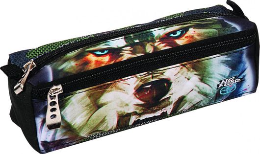 Κασετίνα No Fear Army Wolf Βαρελάκι με 2 Θήκες