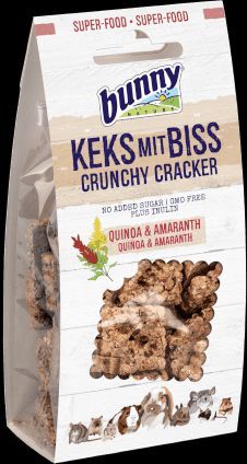 Συμπληρωματική Τροφή Bunny Nature Crunchy Cracker με Κινόα & Αμάραντο 50gr