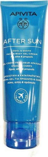 After Sun Gel Apivita Cool & Sooth για Πρόσωπο & Σώμα 100ml