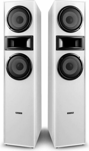 Ηχεία Hi-Fi Fenton SHF700W Ζεύγος Δαπέδου 200W 3 Δρόμων Λευκό