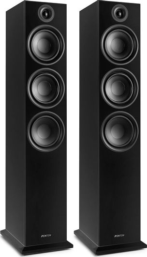 Ηχεία Hi-Fi Fenton SHF80 Ζεύγος 3 Δρόμων Μαύρο