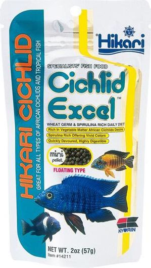 Τροφή Ψαριών Hikari Cichlid Excel Mini Pellet 57gr