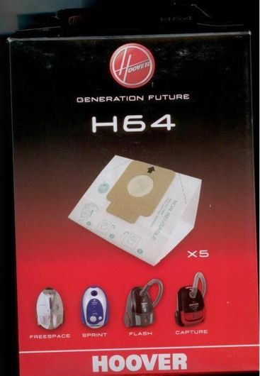 Hoover H64 Σακούλες Σκούπας 5τμχ Συμβατή με Σκούπα Hoover