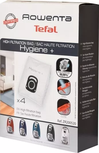 Σακούλες Σκούπας Συμβατές με Σκούπα Rowenta Hygiene+ 4τμχ