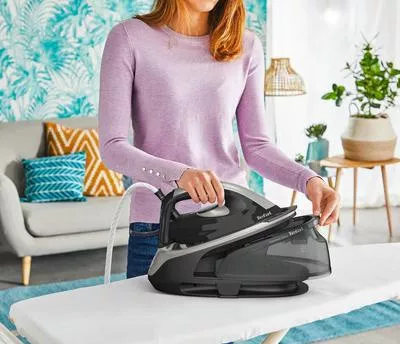 Σύστημα Σιδερώματος Tefal SV6140 Πίεσης 6bar με Δοχείο 1.7lt Μαύρο