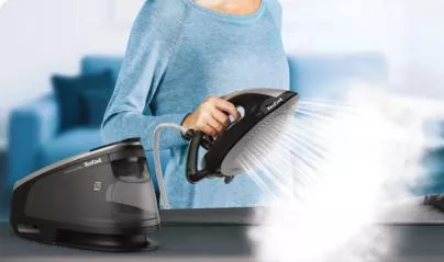 Σύστημα Σιδερώματος Tefal SV6140 Πίεσης 6bar με Δοχείο 1.7lt Μαύρο