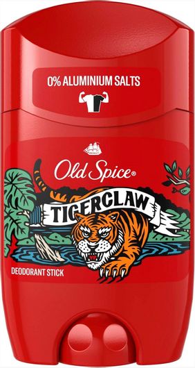 Old Spice Tigerclaw Deodorant Αποσμητικό σε Stick Χωρίς Αλουμίνιο 50ml