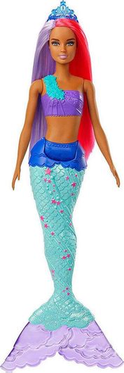 Κούκλα Mattel Barbie Dreamtopia Γοργόνα με Μοβ Ουρά GJK07GJK09