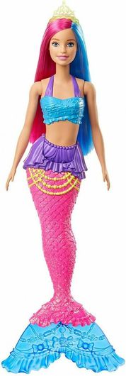 Κούκλα Mattel Barbie Dreamtopia Γοργόνα με Μπλε Ουρά GJK07GJK08