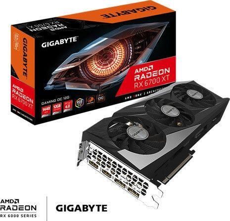 Κάρτα Γραφικών Gigabyte 620 Radeon RX 6700 XT 12GB GDDR6 PCI Express x16 4.0 RGB Lighting Αερόψυκτη OverClocked