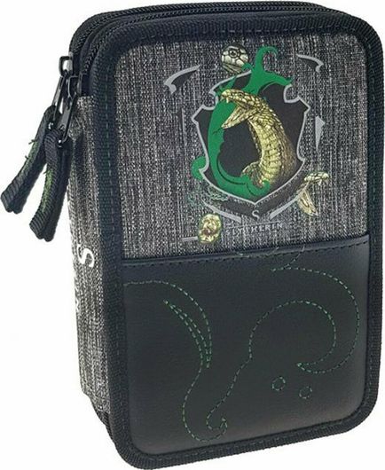 Κασετίνα Graffiti Harry Potter Slytherin Γεμάτη με 2 Θήκες