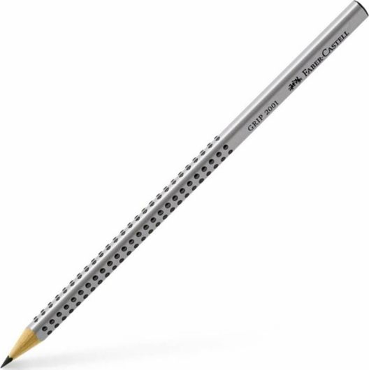 Μολύβι Faber-Castell Grip 2001 HB Ασημί