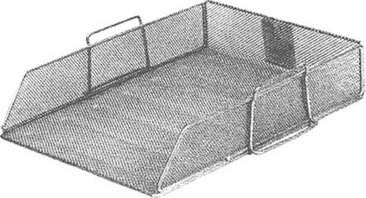 Δίσκος Εγγράφων Metron Μεταλλικός Γκρι