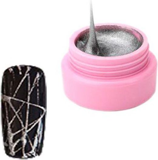 Gel Νυχιών Alezori Wire Drawing Gel Silver Color 5gr