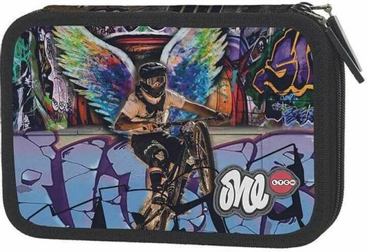 Κασετίνα Lyc Sac LO92722 Bicycling Γεμάτη με 2 Θήκες Πολύχρωμη