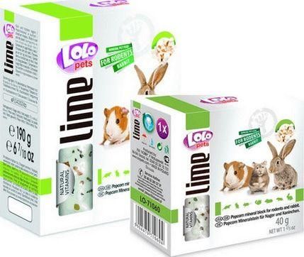 Διατροφικό Συμπλήρωμα Τρωκτικών Lolo Pets για Ινδικό Χοιρίδιο Κουνέλι & Χάμστερ με Pop Corn 40gr