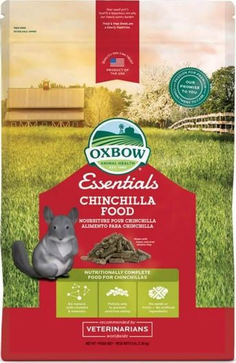 Τροφή Τρωκτικών Oxbow Essentials Chinchilla Food 1.36kg