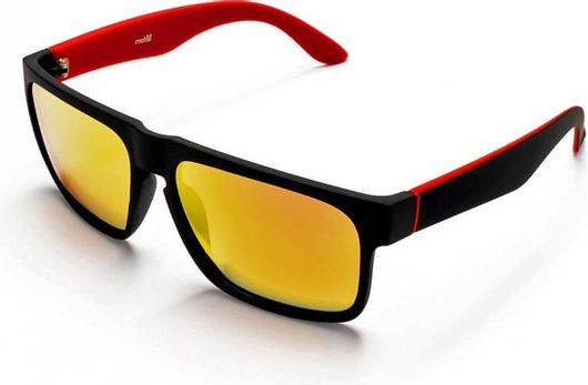 Ανδρικά Γυαλιά Ηλίου Mohiti Sunholics PL376 Μαύρο Σκελετό & Κίτρινο Φακό