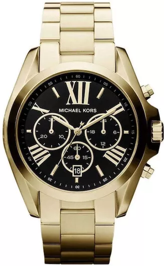 Γυναικείο Ρολόι Michael Kors Bradshaw MK5739 με Μεταλλικό Μπρασελέ Χρυσό