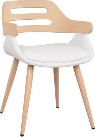 Πολυθρόνα Επισκέπτη Homemarkt Sonoma 50x53x76cm Λευκό