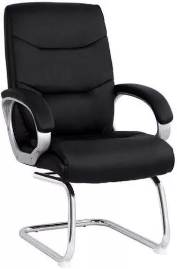 Πολυθρόνα Επισκέπτη Homemarkt Μαύρη 63x70x102cm 