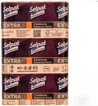 Χαρτοπετσέτες Selpak Professional Ζικ-Ζακ 200 τμχ