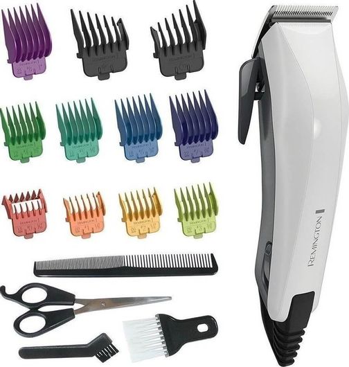 Remington ColourCut Σετ Κουρευτικής Μηχανής Ρεύματος Λευκό HC5035