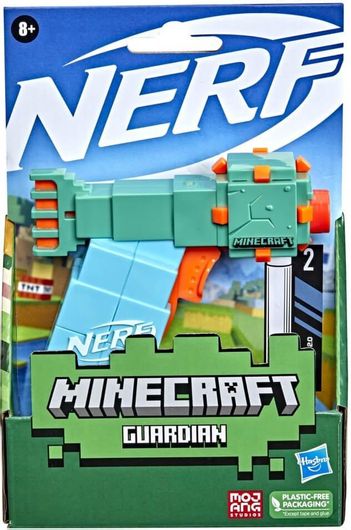 Εκτοξευτής Nerf Hasbro 1071602 Guardian Minecraft για 8+ Ετών